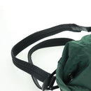 PRADA Backpack Nylon Green Silver Auth 161515-15