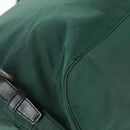 PRADA Backpack Nylon Green Silver Auth 161515-18