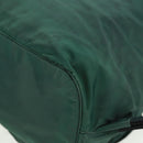 PRADA Backpack Nylon Green Silver Auth 161515-19