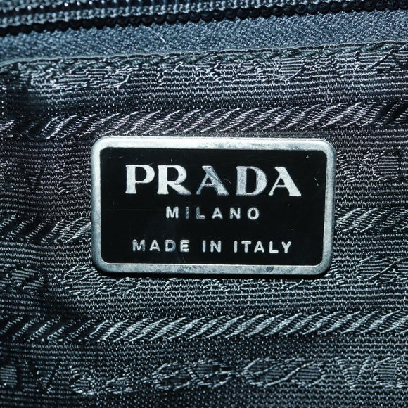 PRADA Backpack Nylon Green Silver Auth 161515