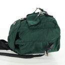PRADA Backpack Nylon Green Silver Auth 161515-3
