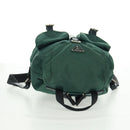 PRADA Backpack Nylon Green Silver Auth 161515-6