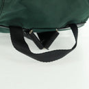 PRADA Backpack Nylon Green Silver Auth 161515-7