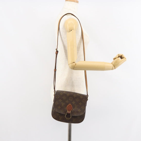 LOUIS VUITTON Monogram Saint Cloud MM Shoulder Bag M51243 LV Auth 161519