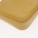 LOUIS VUITTON Vernis Pochette Accessoires Accessoiretasche Citrin LV Auth 161520-14