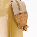 LOUIS VUITTON Vernis Pochette Accessoires Accessoiretasche Citrin LV Auth 161520-9