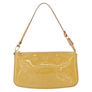 LOUIS VUITTON Vernis Pochette Accessoires Accessoiretasche Citrin LV Auth 161520-13