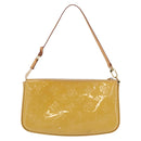 LOUIS VUITTON Vernis Pochette Accessoires Accessoiretasche Citrin LV Auth 161520-2