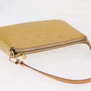 LOUIS VUITTON Vernis Pochette Accessoires Accessoiretasche Citrin LV Auth 161520-6
