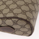 GUCCI GG Supreme Web Sherry Line Shoulder Bag PVC Beige 001 113 6472 Auth 161523-12