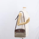 GUCCI GG Supreme Web Sherry Line Shoulder Bag PVC Beige 001 113 6472 Auth 161523-24