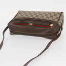 GUCCI GG Supreme Web Sherry Line Shoulder Bag PVC Beige 001 113 6472 Auth 161523-6