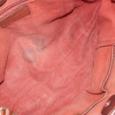 BURBERRY Nova Check Tote Bag PVC Beige Gold Auth 161529-15