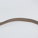 Salvatore Ferragamo Gancini Hand Bag Leather 2way Beige Gold Auth 161535-14