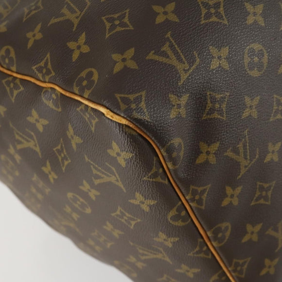 LOUIS VUITTON Monogram Keepall 55 Boston Bag M41424 LV Auth 161538