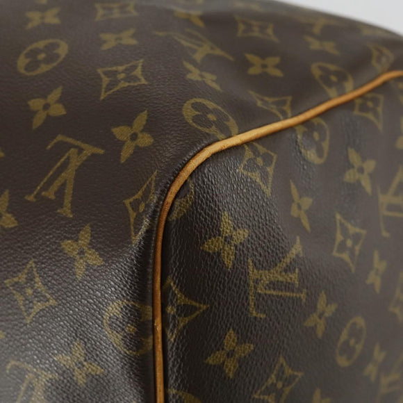 LOUIS VUITTON Monogram Keepall 55 Boston Bag M41424 LV Auth 161538
