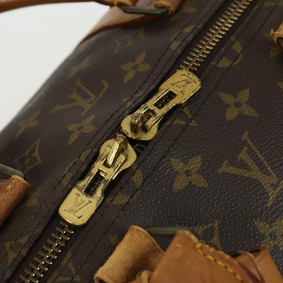 LOUIS VUITTON Monogram Keepall 55 Boston Bag M41424 LV Auth 161538