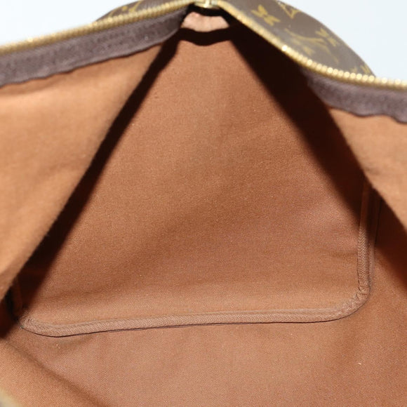 LOUIS VUITTON Monogram Keepall 55 Boston Bag M41424 LV Auth 161538