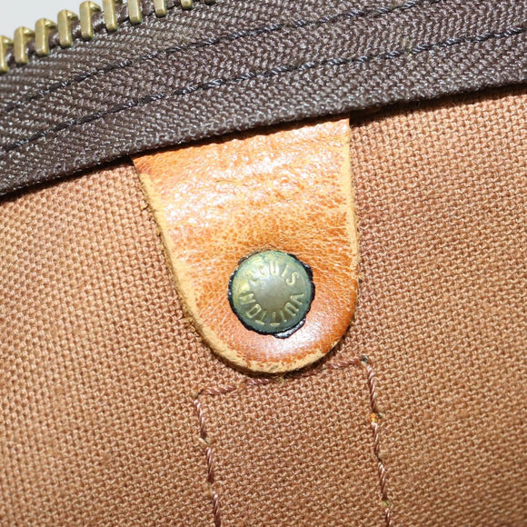 LOUIS VUITTON Monogram Keepall 55 Boston Bag M41424 LV Auth 161538