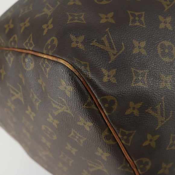LOUIS VUITTON Monogram Keepall 55 Boston Bag M41424 LV Auth 161540