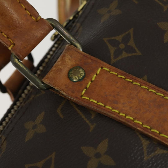 LOUIS VUITTON Monogram Keepall 55 Boston Bag M41424 LV Auth 161540