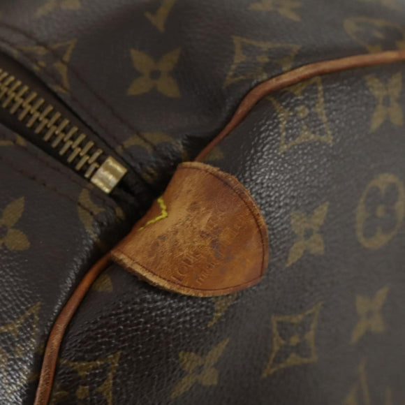 LOUIS VUITTON Monogram Keepall 55 Boston Bag M41424 LV Auth 161540