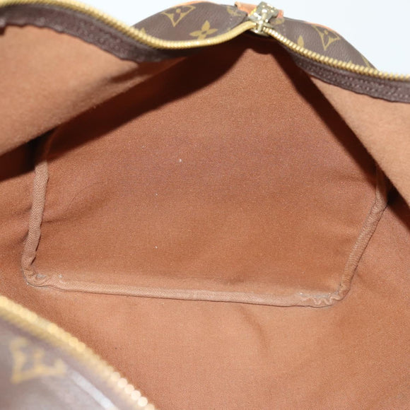 LOUIS VUITTON Monogram Keepall 55 Boston Bag M41424 LV Auth 161540