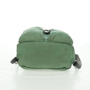 PRADA Backpack Nylon Silver Light green Auth 161541-6