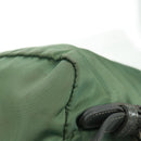 PRADA Backpack Nylon Silver Light green Auth 161541-19