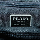 PRADA Backpack Nylon Silver Light green Auth 161541-25