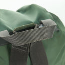 PRADA Backpack Nylon Silver Light green Auth 161541-14