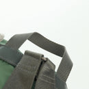 PRADA Backpack Nylon Silver Light green Auth 161541-15