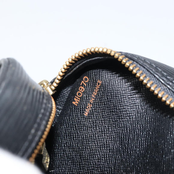 LOUIS VUITTON Epi Trocadero 23 Shoulder Bag Black M52302 LV Auth 161544