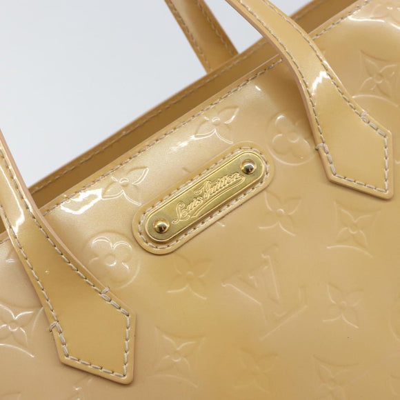 LOUIS VUITTON Vernis Wilshire PM Hand Bag Veil Amplession M91643 LV Auth 161546