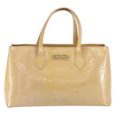 LOUIS VUITTON Vernis Wilshire PM Hand Bag Veil Amplession M91643 LV Auth 161546-13