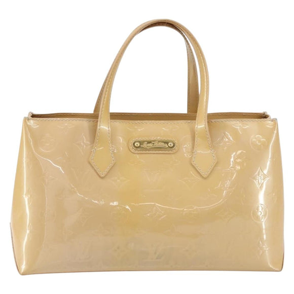 LOUIS VUITTON Vernis Wilshire PM Hand Bag Veil Amplession M91643 LV Auth 161546