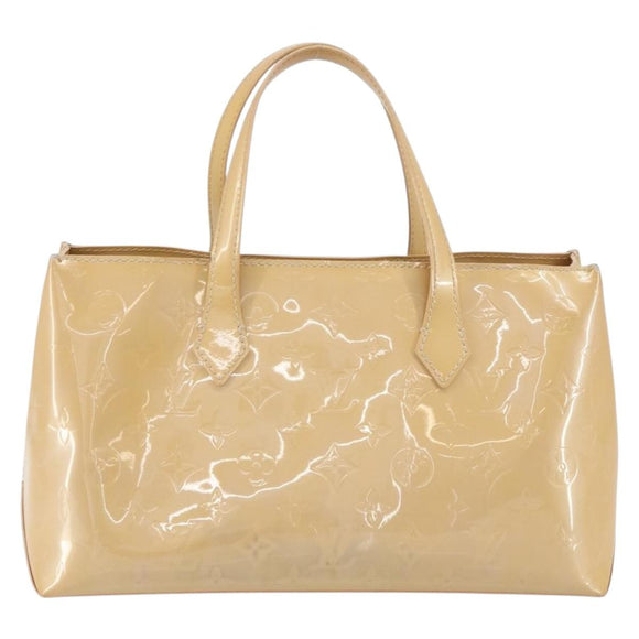 LOUIS VUITTON Vernis Wilshire PM Hand Bag Veil Amplession M91643 LV Auth 161546