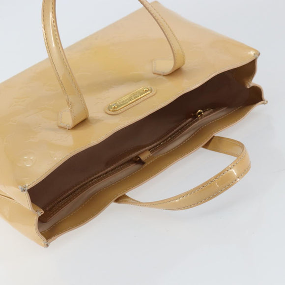 LOUIS VUITTON Vernis Wilshire PM Hand Bag Veil Amplession M91643 LV Auth 161546