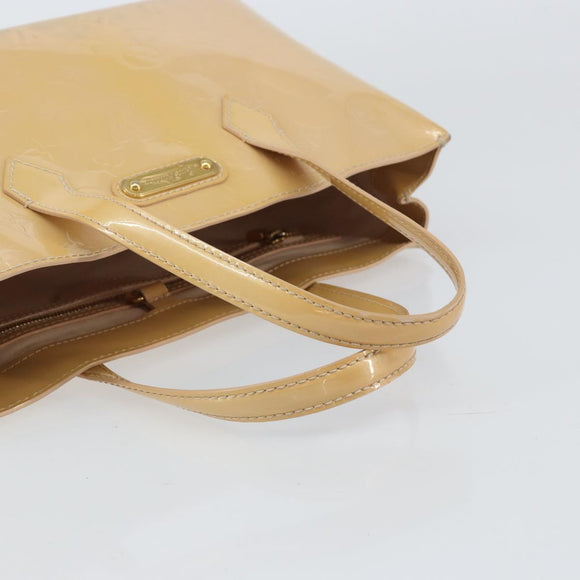 LOUIS VUITTON Vernis Wilshire PM Hand Bag Veil Amplession M91643 LV Auth 161546