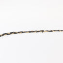 BALLY Chain Shoulder Bag Leather Black Gold Auth 161547-8