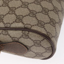 GUCCI GG Supreme Web Sherry Line Shoulder Bag PVC Beige 56 02 087 Auth 161551-15