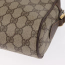GUCCI GG Supreme Web Sherry Line Shoulder Bag PVC Beige 56 02 087 Auth 161551-16
