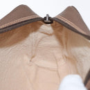 GUCCI GG Supreme Web Sherry Line Shoulder Bag PVC Beige 56 02 087 Auth 161551-21