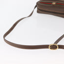 GUCCI GG Supreme Web Sherry Line Shoulder Bag PVC Beige 56 02 087 Auth 161551-7