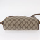 GUCCI GG Supreme Web Sherry Line Shoulder Bag PVC Beige 56 02 087 Auth 161551-5