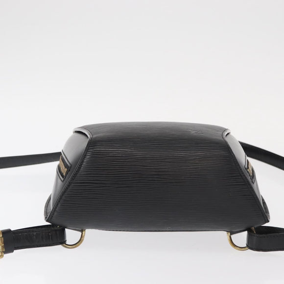 LOUIS VUITTON Epi Mabillon Backpack Black M52232 LV Auth 161556