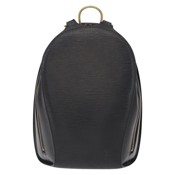 LOUIS VUITTON Epi Mabillon Backpack Black M52232 LV Auth 161556