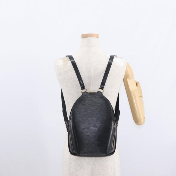LOUIS VUITTON Epi Mabillon Backpack Black M52232 LV Auth 161556