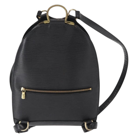 LOUIS VUITTON Epi Mabillon Backpack Black M52232 LV Auth 161556