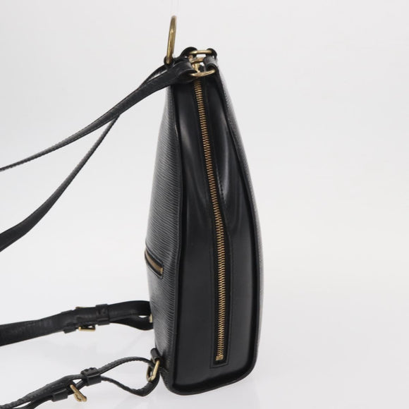 LOUIS VUITTON Epi Mabillon Backpack Black M52232 LV Auth 161556